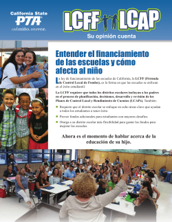LCFF - The California State PTA
