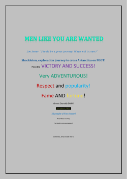 Possible VICTORY AND SUCCESS! Very ADVENTUROUS