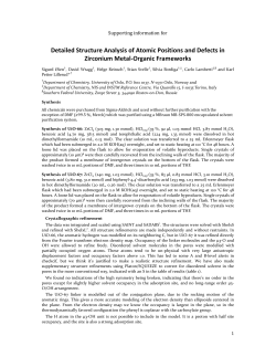 Detailed Structure Analysis of Atomic Positions and