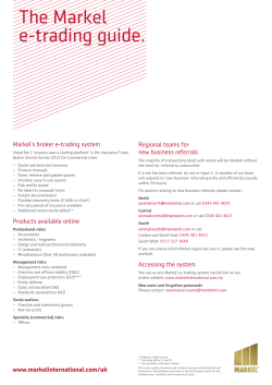 Broker e-trading system guide