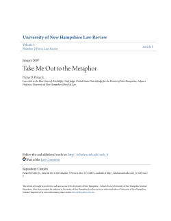 Take Me Out to the Metaphor