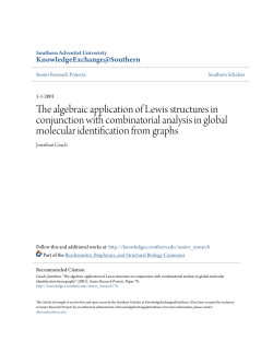 The algebraic application of Lewis structures in conjunction with