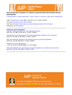Room-temperature operation of a titanium supersaturated silicon