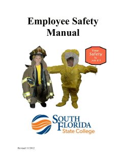 Employee Safety Manual - South Florida State College