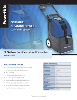 3 Gallon Self-Contained Extractor - Powr