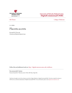 Placenta accreta - DigitalCommons@UNMC