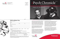 Department Newsletter - McMicken College of Arts and Sciences