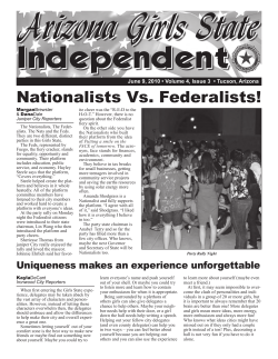 Nationalists Vs. Federalists!