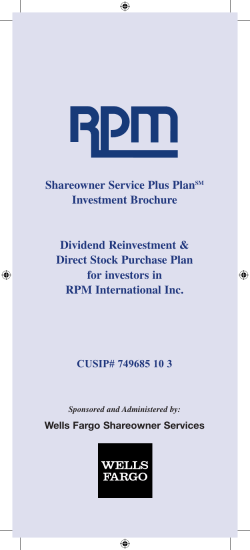Shareowner Service Plus Plan