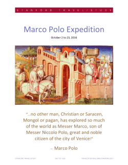 Marco Polo Expedition - Alumni - Stanford