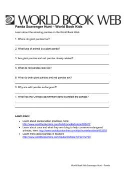 Panda Scavenger Hunt &ndash; World Book Kids