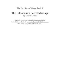 The Billionaire`s Secret Marriage Excerpt