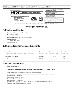 Hydrogen Peroxide, 3%