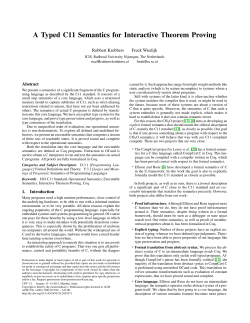 A Typed C11 Semantics for Interactive Theorem Proving