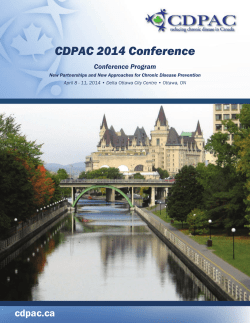 CDPAC 2014 Conference