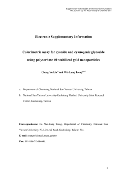 Supplementary Information - Royal Society of Chemistry
