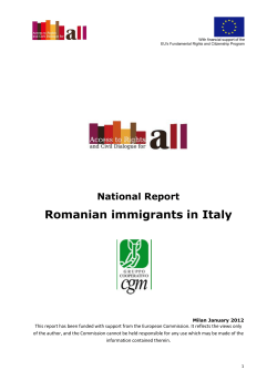 Romanian immigrants in Italy