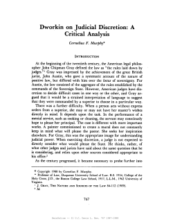 Critical Analysis - UC Davis Law Review