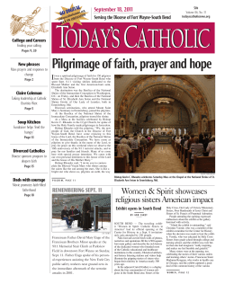 Pilgrimage of faith, prayer and hope