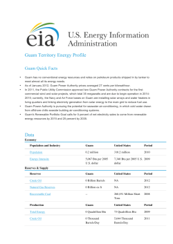 Guam Territory Energy Profile