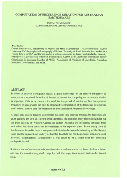 Papers 22 to 28 - Australian Earthquake Engineering Society