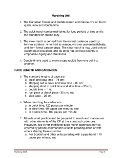 Marching Drill - RAMP Interactive