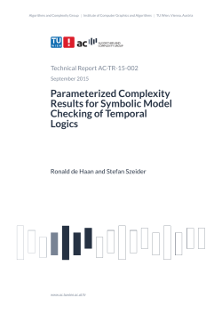 Parameterized Complexity Results for Symbolic Model Checking of