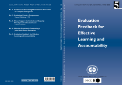 Evaluation Feedback for Effective Learning and