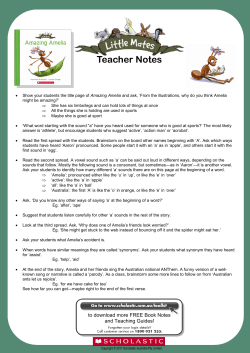 Teacher Notes - Scholastic Australia