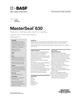 MasterSeal&reg; 630