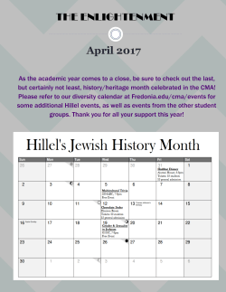 April 2017 THE ENLIGHTENMENT