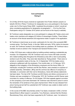 8 - Undercover Policing Inquiry