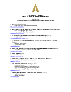 80th ANNUAL ACADEMY AWARDS