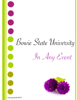 Bowie copy - BSU Dining Services