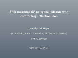 SRB measures for polygonal billiards with contracting reflection laws