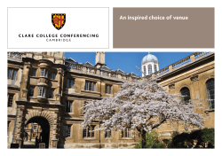 An inspired choice of venue