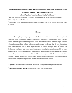 Electronic structure and stability of hydrogen