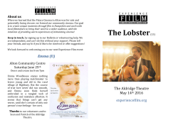 The Lobster(15) - Experience Film