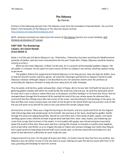 The Odyssey By Homer