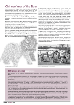Chinese Year of the Boar - Queensland Corrective Services