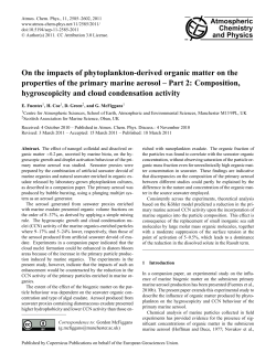 On the impacts of phytoplankton-derived organic matter on the
