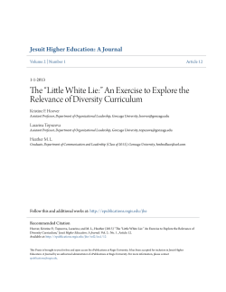 The &acirc;&bull;&oelig;Little White Lie:&acirc;&bull;&scaron; An Exercise to Explore