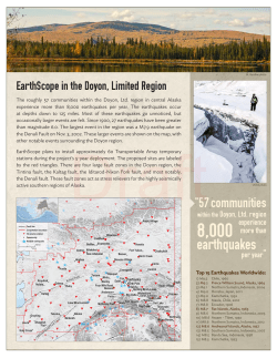 EarthScope in the Doyon, Limited Region