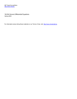 lecture - MIT OpenCourseWare