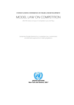 model law on competition