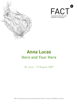 Anna Lucas Gallery Guide