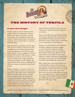 the history of tequila