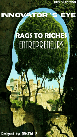 RAGS TO RICHES