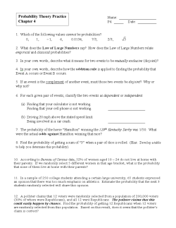 Probability Theory Practice Chapter 4