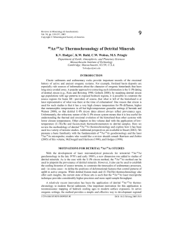 40Ar/39Ar Thermochronology of Detrital Minerals